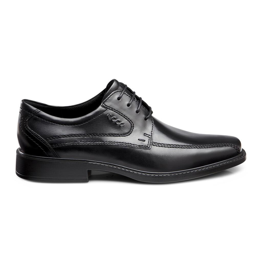 Chaussure Habillée Ecco New Jersey Bicycle Toe Tie Homme Noir 9640-WENAQ